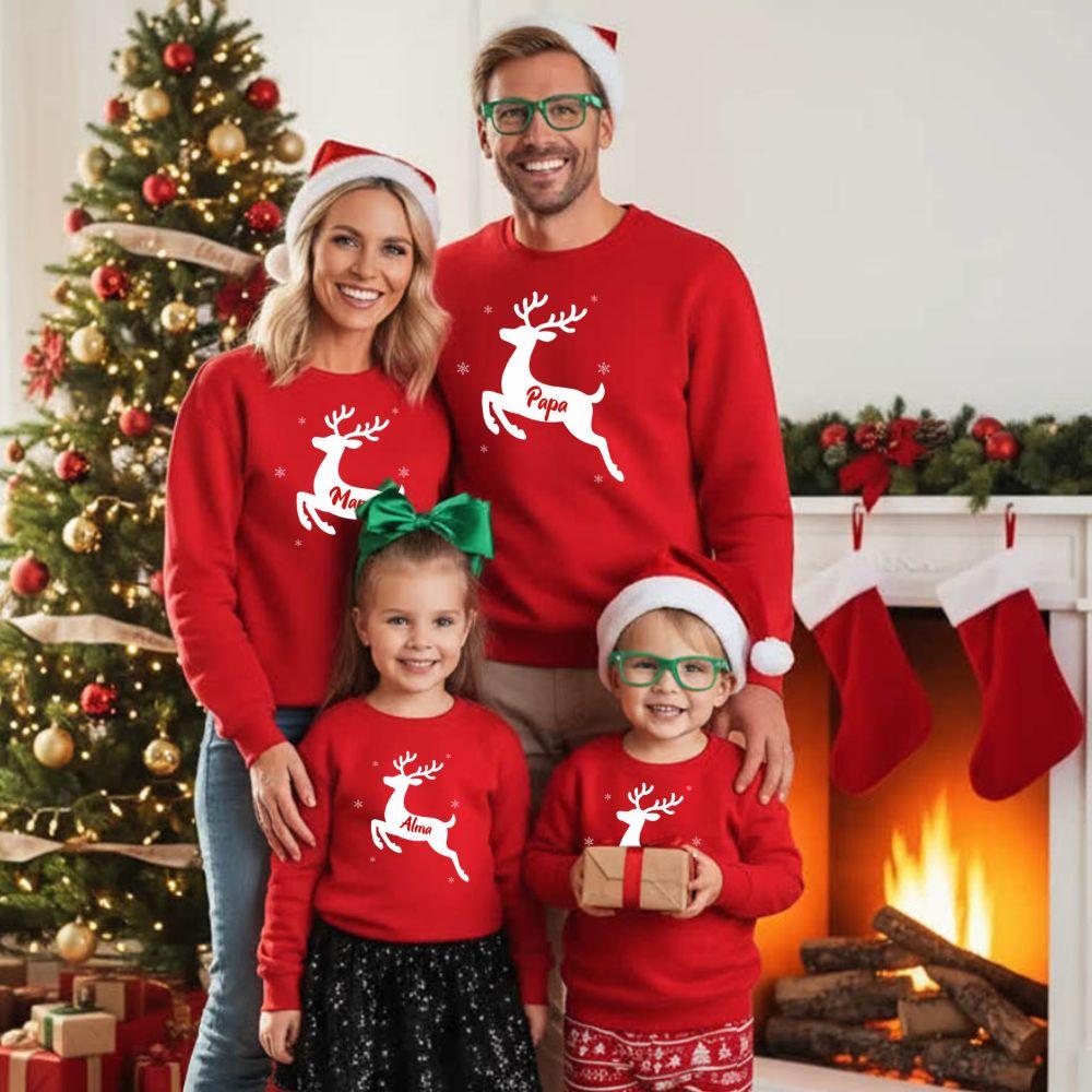 Assortiment Pull De Noel Adulte Et Bébé