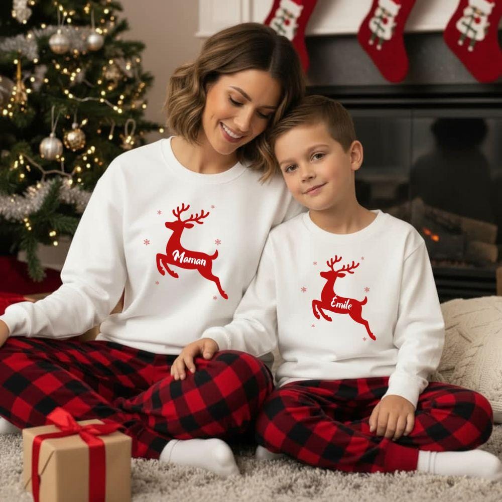 Assortiment Pull De Noel Adulte Et Bébé