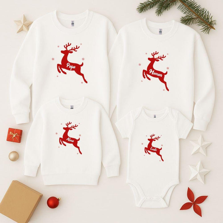 Assortiment Pull De Noel Adulte Et Bébé