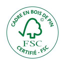 Symbol für einen FSC-zertifizierten Kiefernholzrahmen