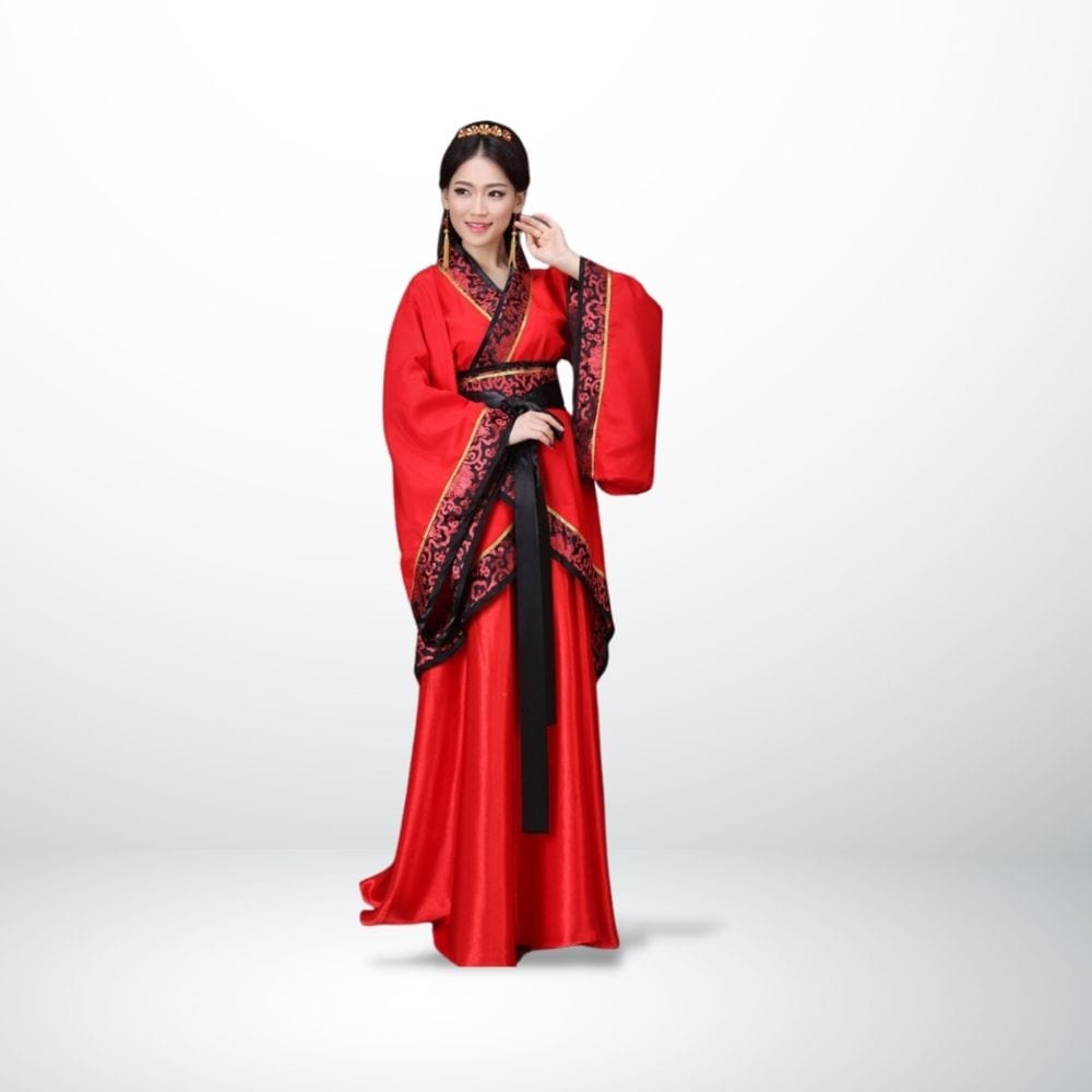 Déguisement Couple Chinois Rouge-Mme / S