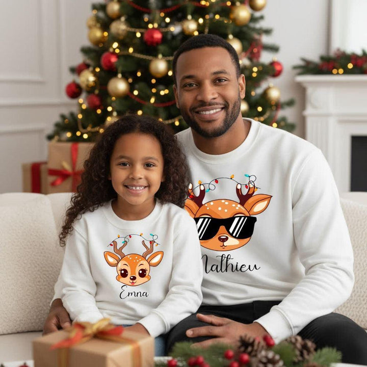 Ensemble Pull De Noel Famille