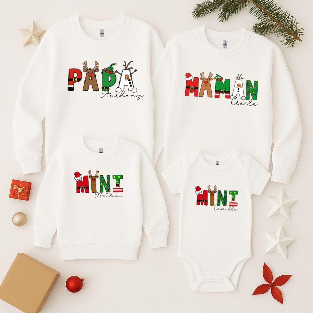 Kit Pull Famille Noel