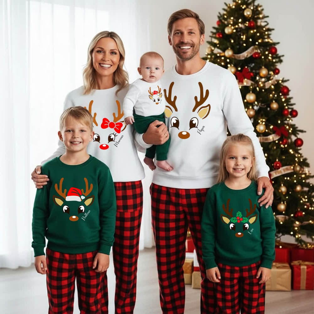 Pull Famille Noel Bébé Fille Maman Et Papa – Quai Des Amours Pull Famille Noel Bébé Fille Maman Et Papa – Quai Des Amours