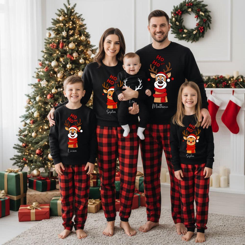 Pull de Noel famille personnalisé