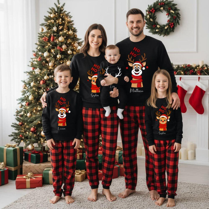 Pull de Noel famille personnalisé