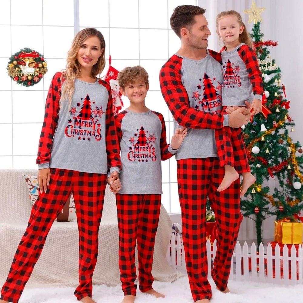 Pyjama Carreaux Famille