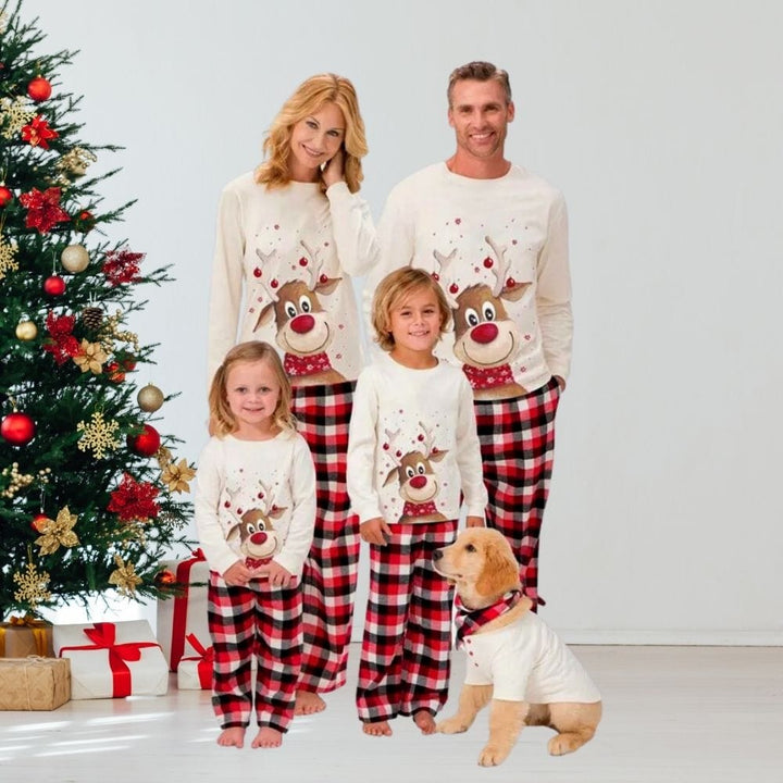 Pyjama De Noel Famille XXl Beige / Maman-S