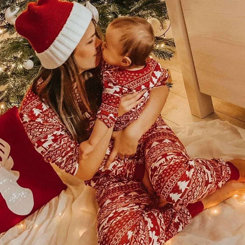 Pyjama De Noel Papa Maman Bébé