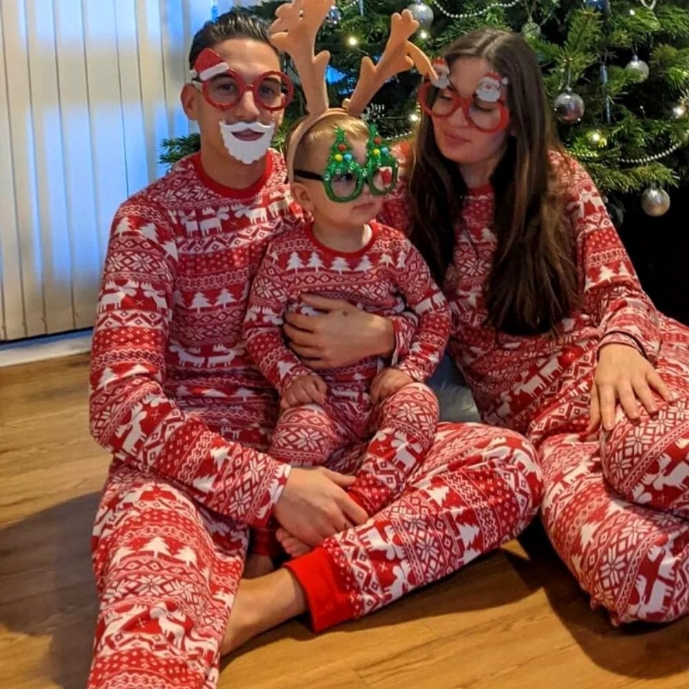 Vetement Bébé Pyjama Pere Noel Enfant Pyjama De Noel Papa Maman