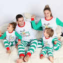 Pyjama Familial Coordonné De Noël - Ensembles Assortis Pour Femme, Homme, Enfants - Coton Doux Motifs Festifs - 4