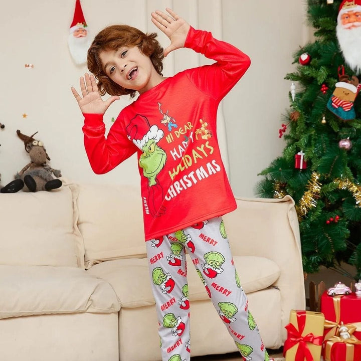 Pyjama Noel Famille Grinch