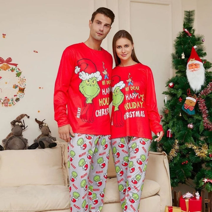 Pyjama Noel Famille Grinch