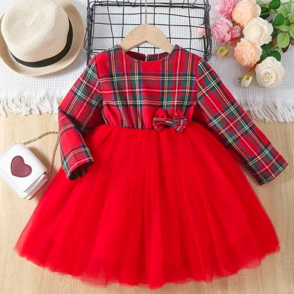 Robe Mère Noel Fille