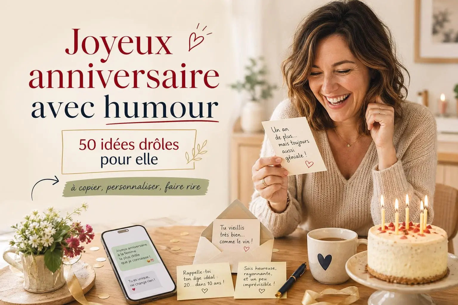 joyeux anniversaire humour femme