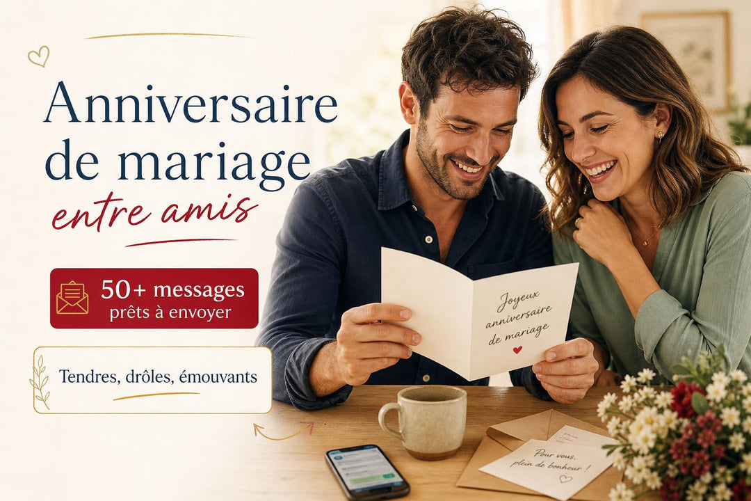 Texte anniversaire de mariage pour des amis
