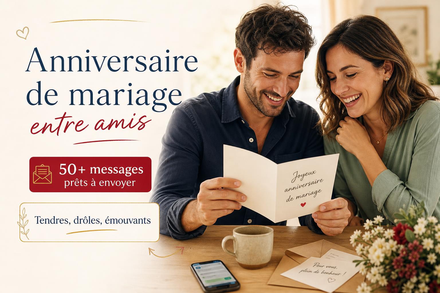 Texte anniversaire de mariage pour des amis