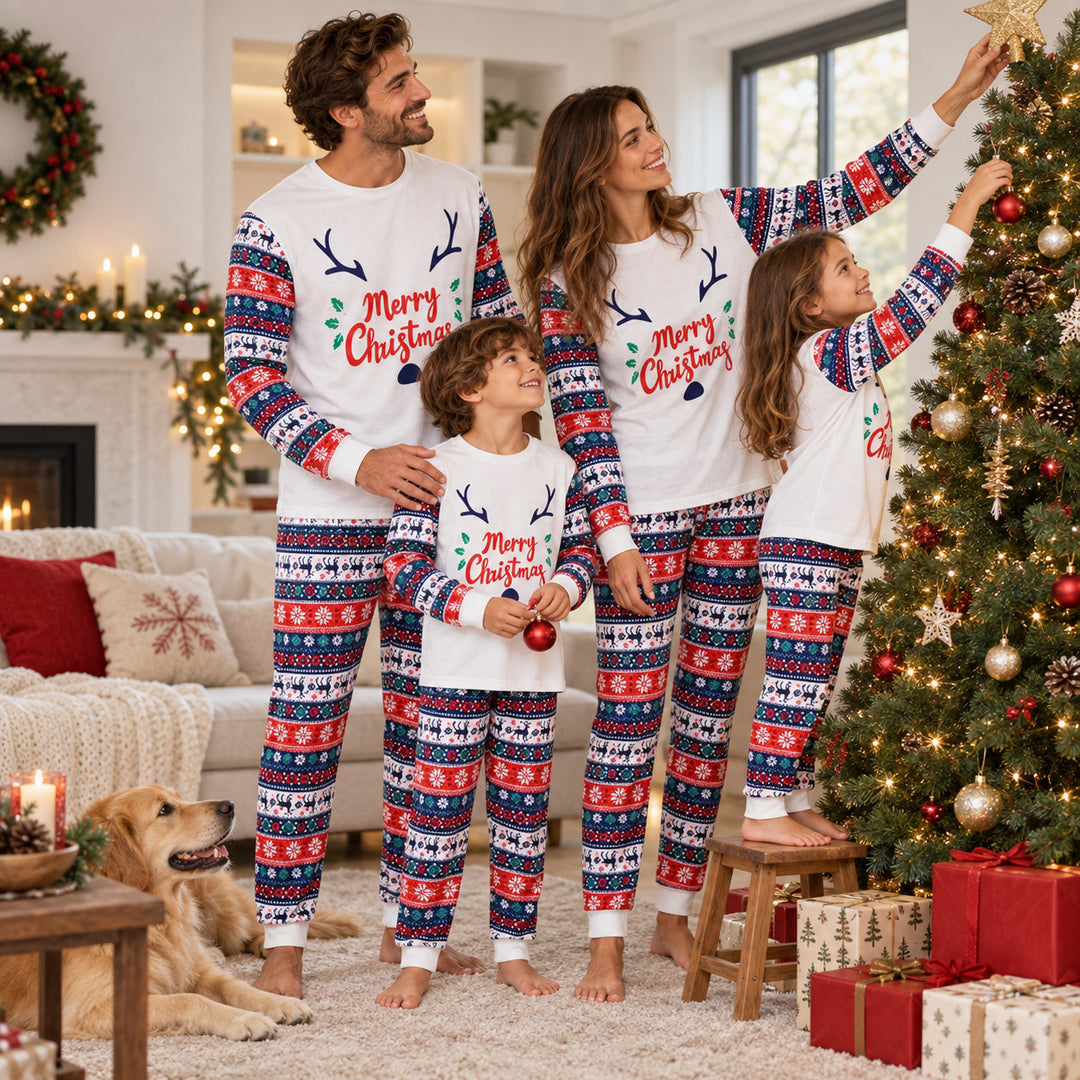 Ensemble Famille Noel - décoration du sapin