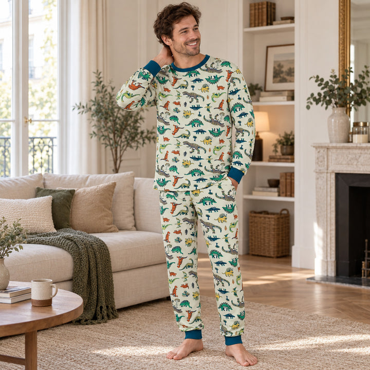 Pyjama dinosaure homme deux pièces
