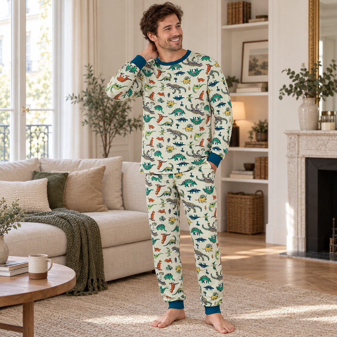 Pyjama dinosaure homme deux pièces