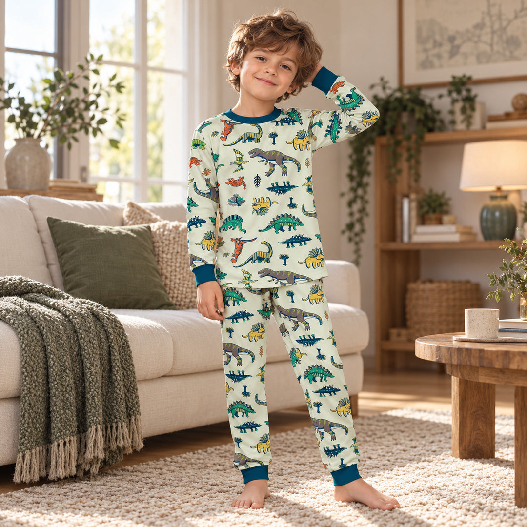 Pyjama dinosaure enfant deux pièces