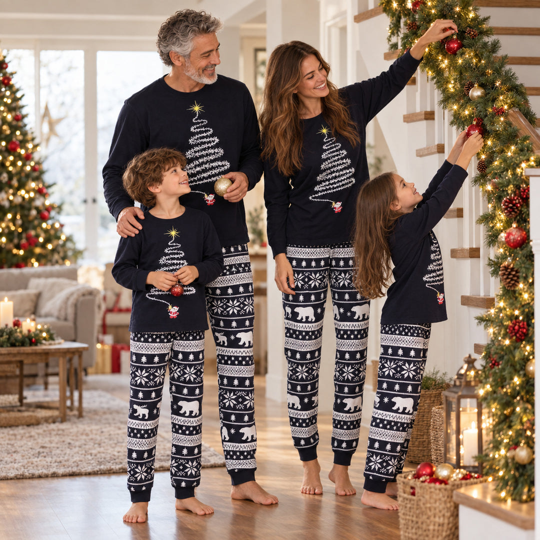 Lots De Pyjamas Noel Famille - décoration de Noël