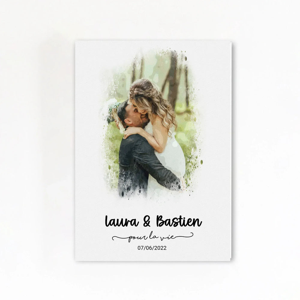 Affiche anniversaire de mariage