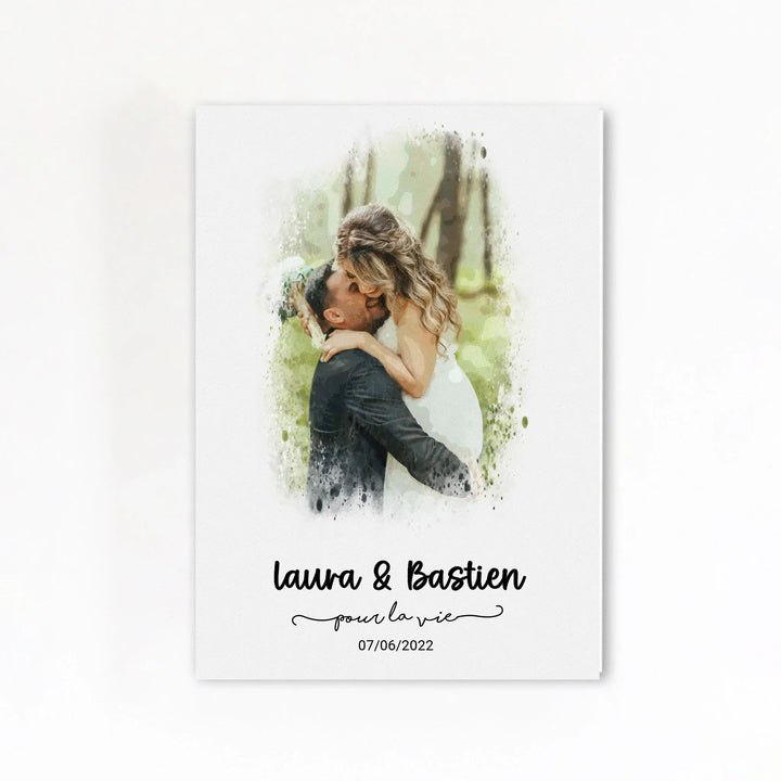 Affiche anniversaire de mariage