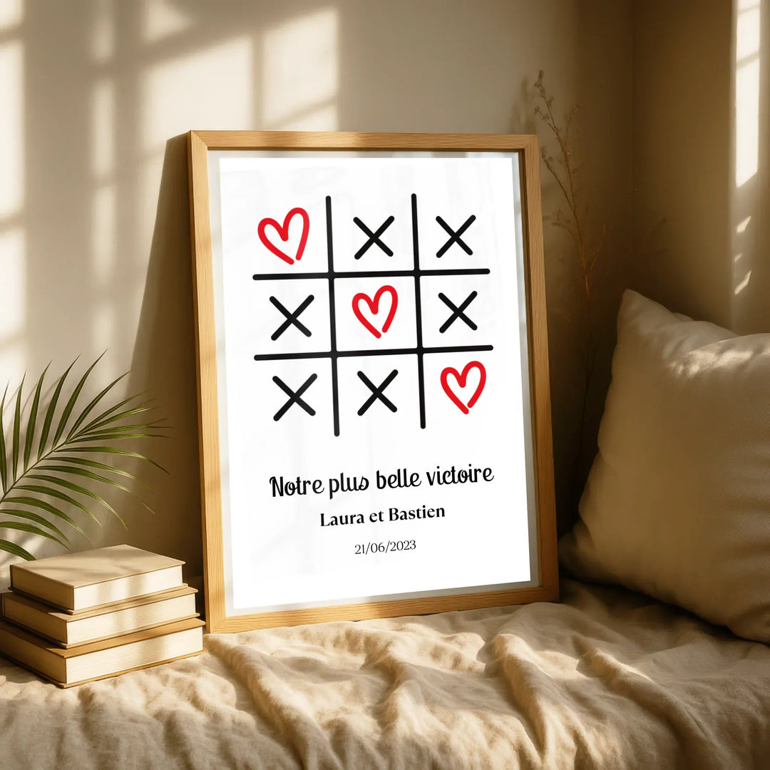 Affiche chambre couple