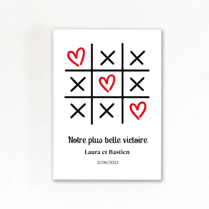 Affiche chambre couple Affiche Portrait / Poster sans cadre / A4 21x29.7 cm