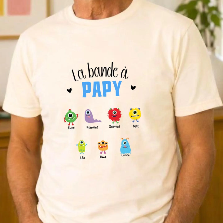 Tee Shirt Personnalisé - La bande à papy