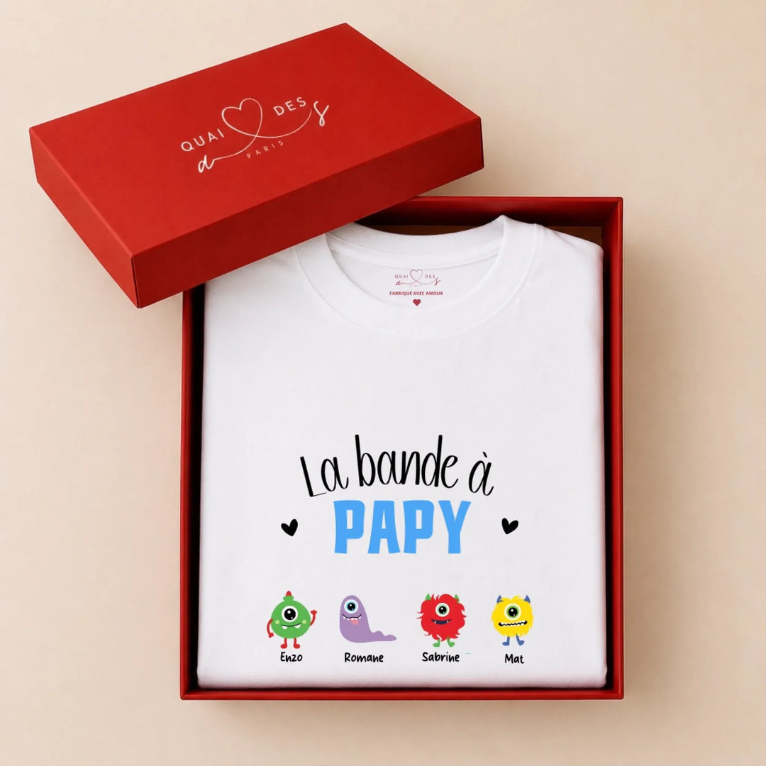 Tee Shirt Personnalisé - La bande à papy