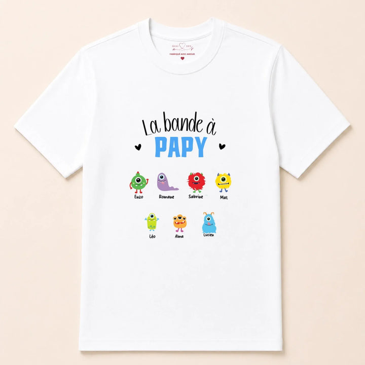 Tee Shirt Personnalisé - La bande à papy