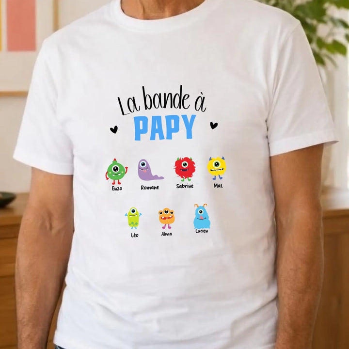 Tee Shirt Personnalisé - La bande à papy