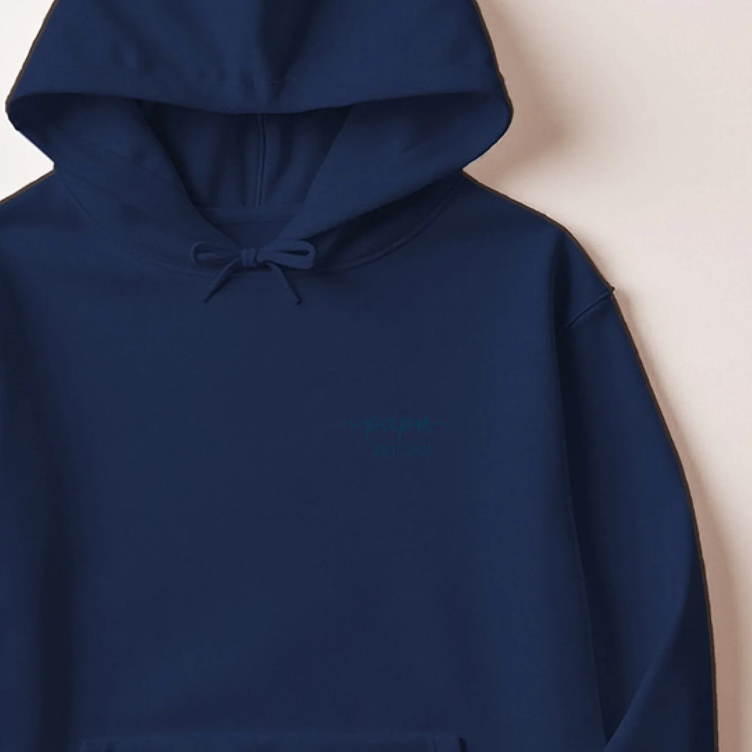 Pull futur papa Sweat à capuche / Marine / M