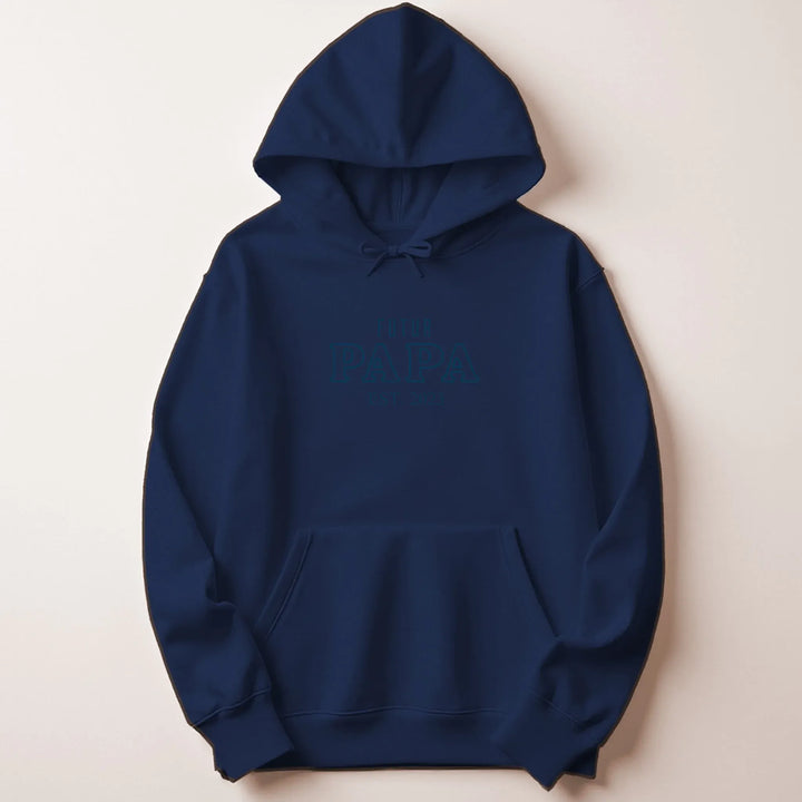 Pull Annonce grossesse papa Sweat à capuche / Marine / M