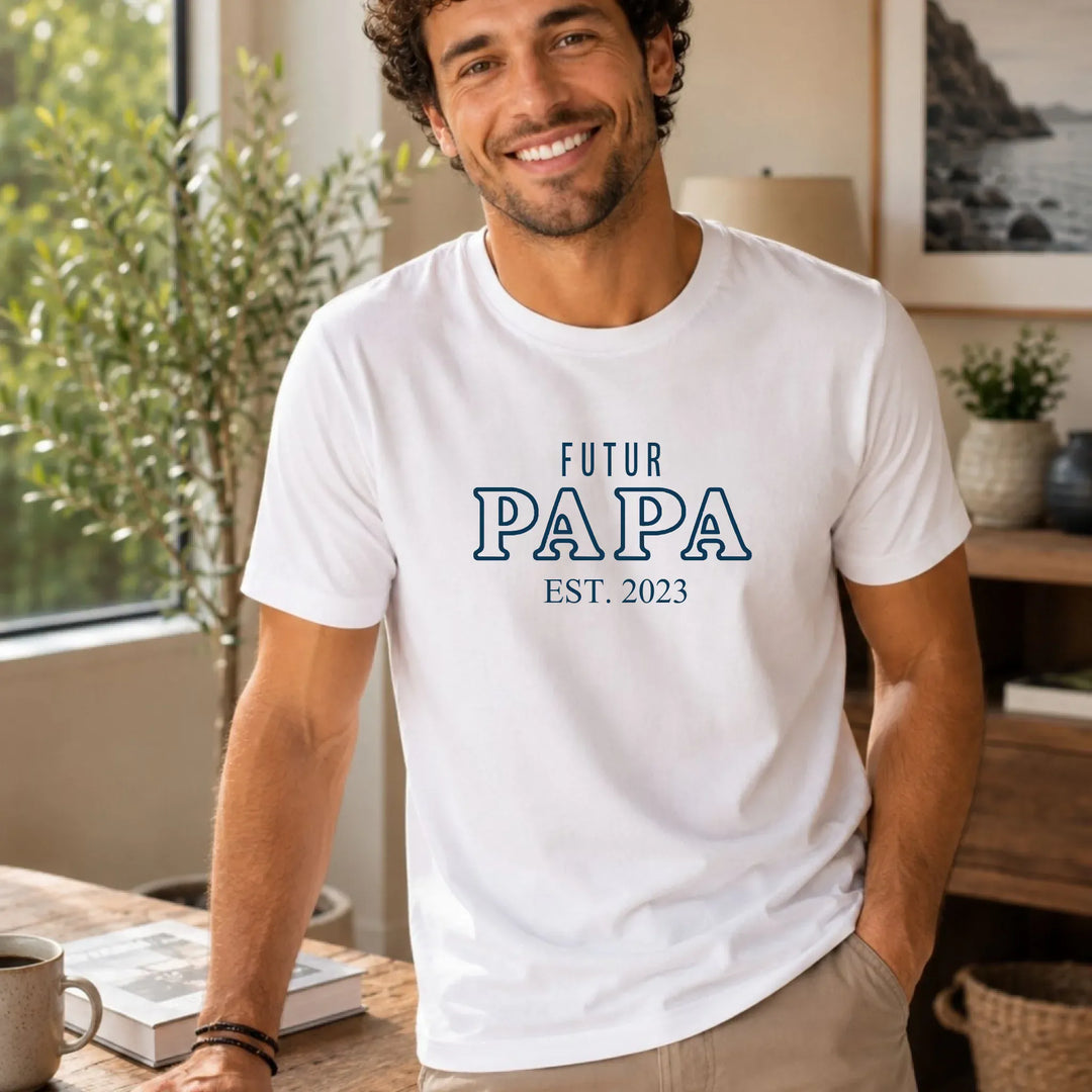 Pull Annonce grossesse papa T-shirt / Naturel / S