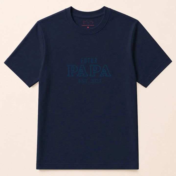 Pull Annonce grossesse papa T-shirt / Marine / S