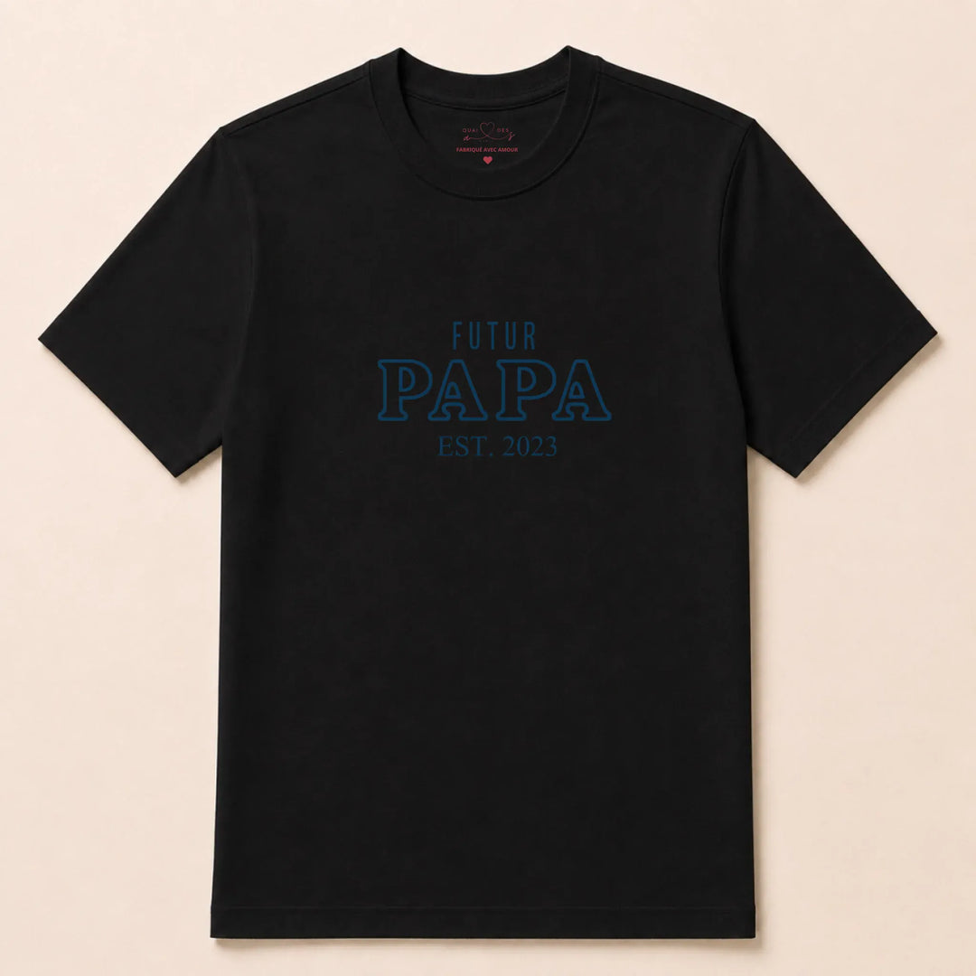 Pull Annonce grossesse papa T-shirt / Noir / S