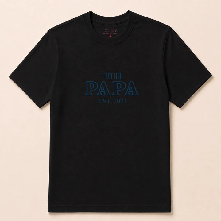 Pull Annonce grossesse papa T-shirt / Noir / S