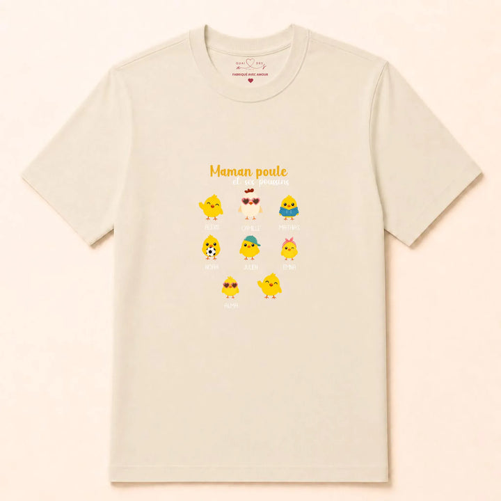 Sweat Maman Poule T-shirt / Naturel / S