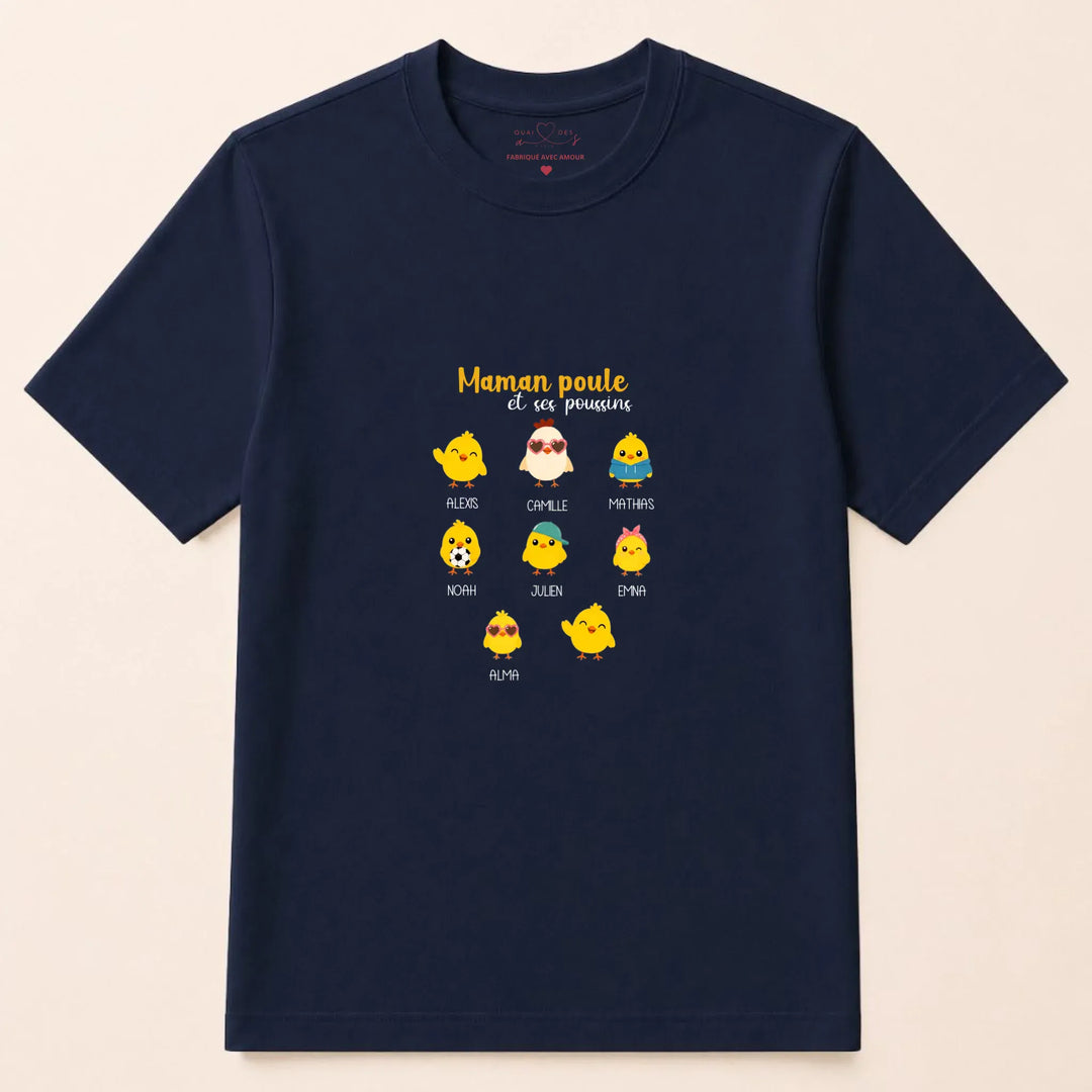 Sweat Maman Poule T-shirt / Marine / S