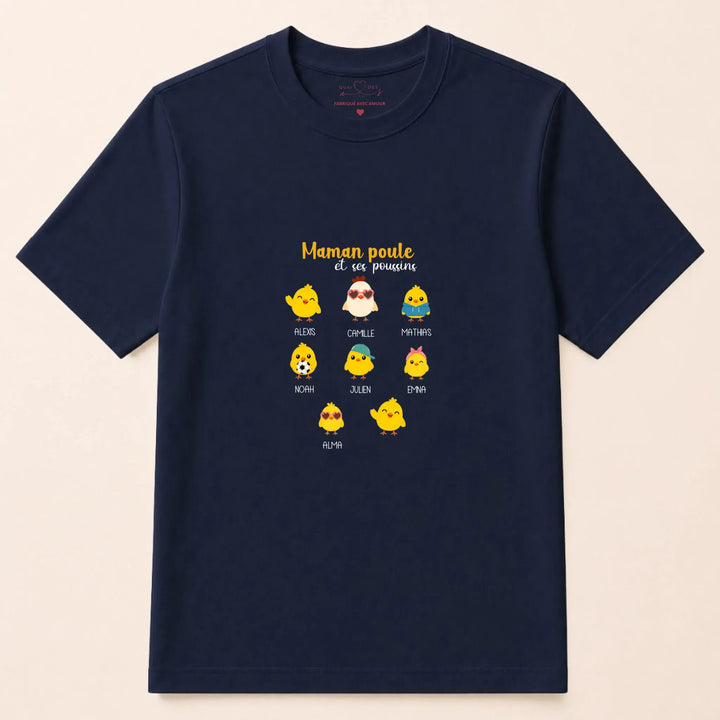 Sweat Maman Poule T-shirt / Marine / S