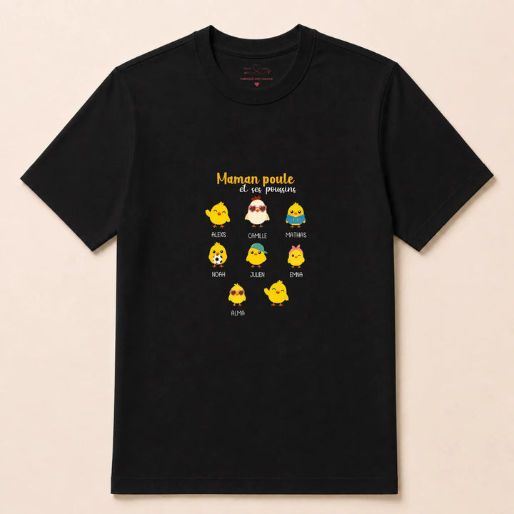 Sweat Maman Poule T-shirt / Noir / S