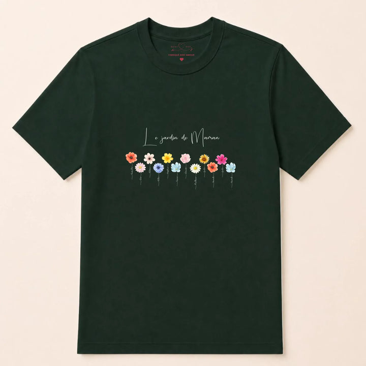 Sweat personnalisé le jardin de maman T-shirt / Vert Forest / S