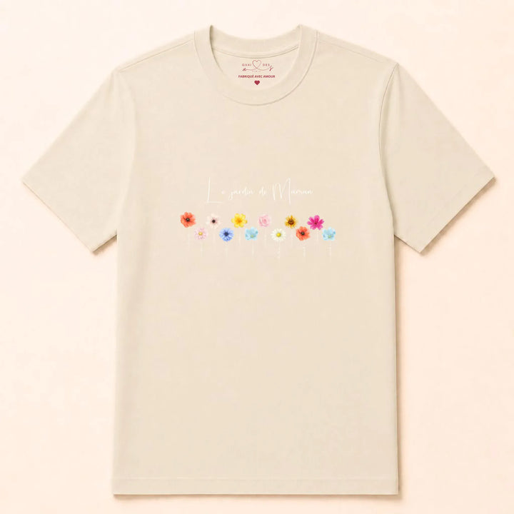 Sweat personnalisé le jardin de maman T-shirt / Naturel / S