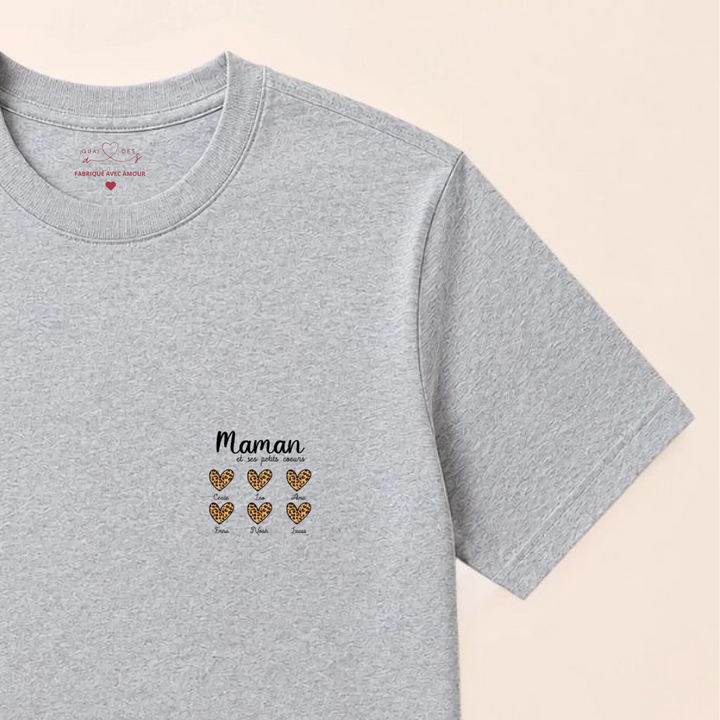 Sweat fête des mères personnalisé T-shirt / Gris / S