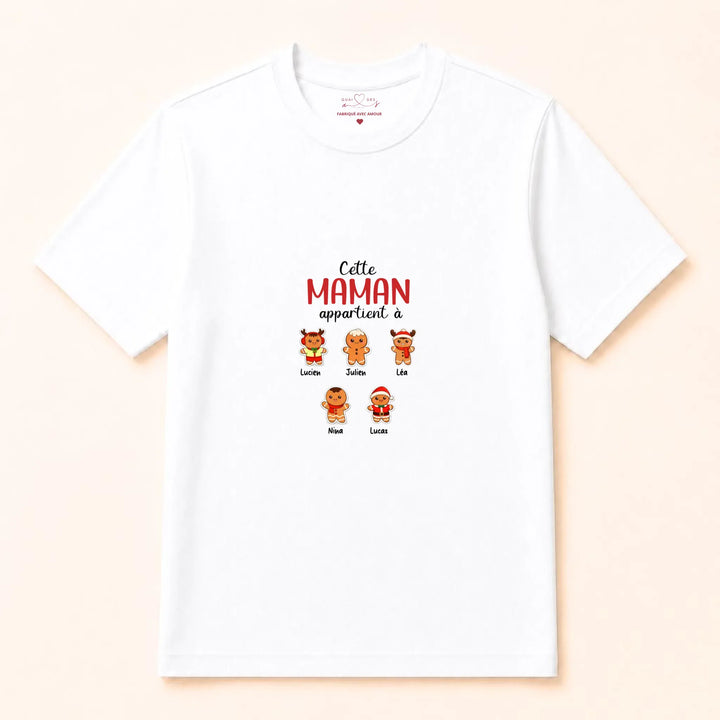 Sweat personnalisé maman noel T-shirt / Blanc / S