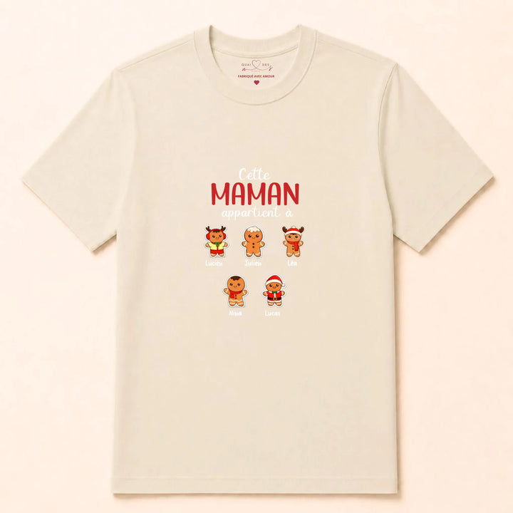 Sweat personnalisé maman noel T-shirt / Naturel / S