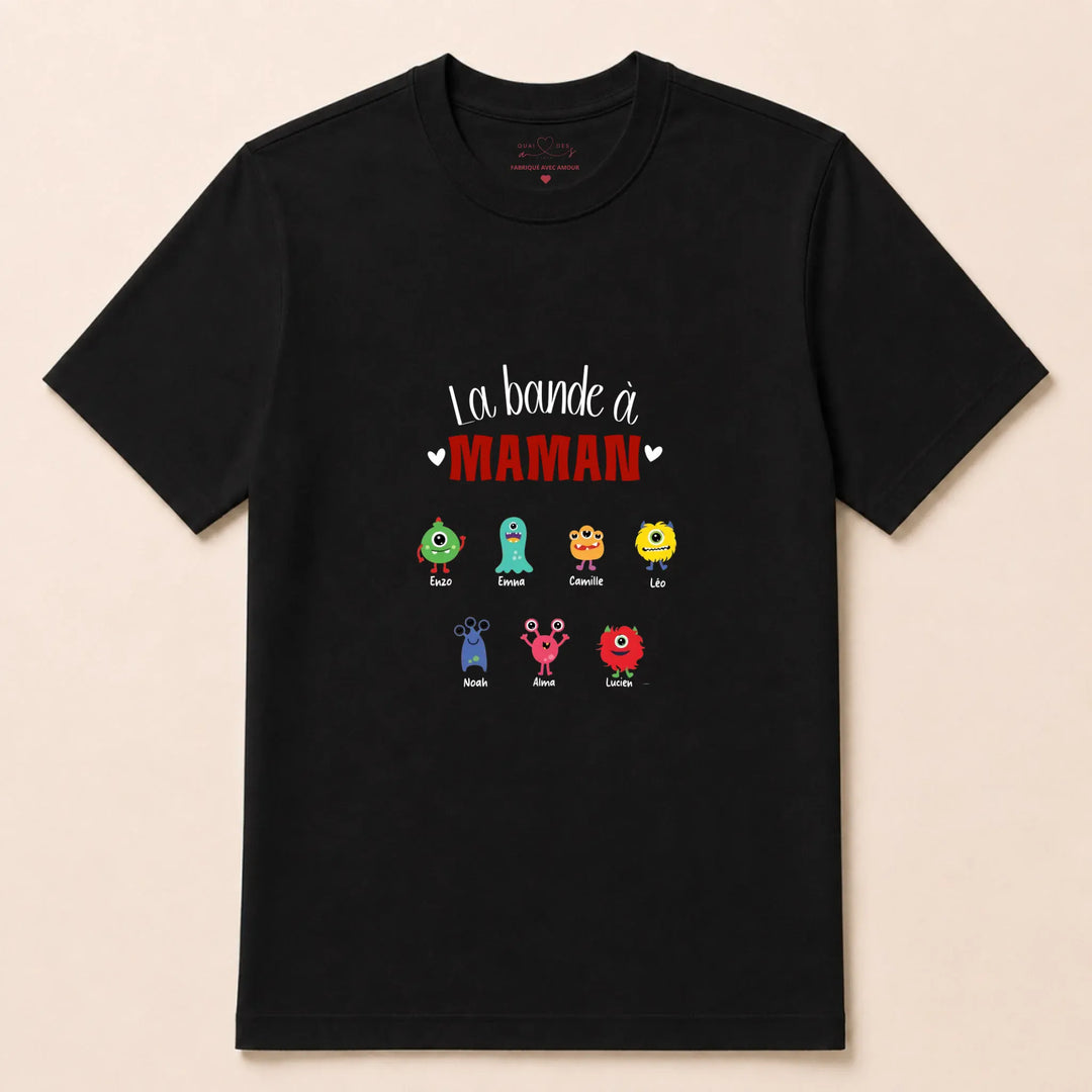 Sweat fête des mères jeune maman T-shirt / Noir / S